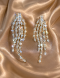 Celestia Cascade Rhinestone Drop Earrings