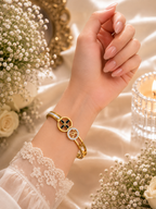Heritage Symbols Bracelet – Timeless Icons in Gold Harmony