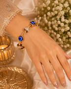 Evil Eye Charm Twist Cable Bracelet – Stile Sovrano