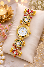 Stile Sovrano Raksha Bandhan Heritage Rakhi Bracelet Watch for Brother | Premium Designer Rakhi Watch | Rakhi Utsav Collection