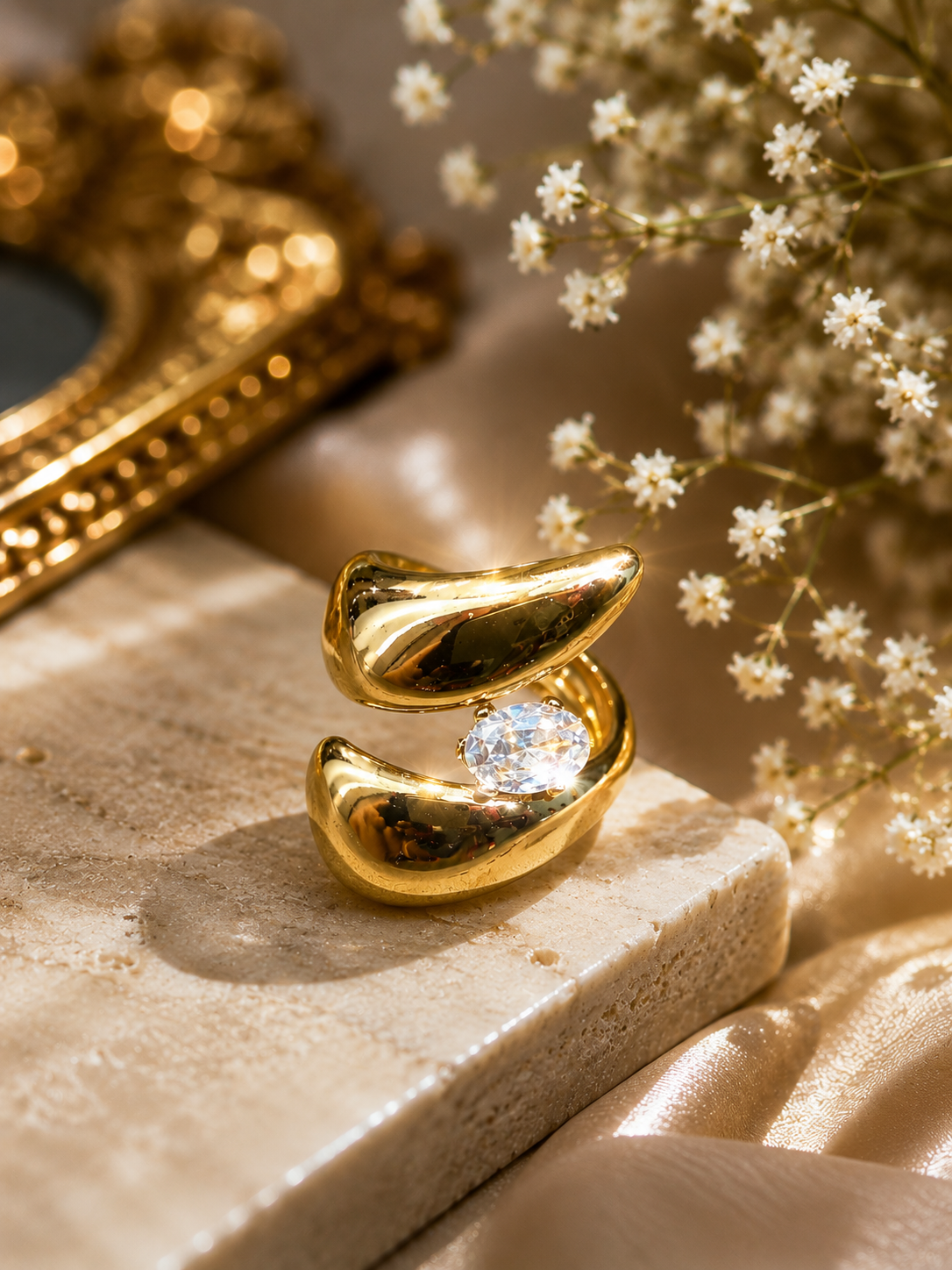 Luna Scintiante Oval-Cut Twinkle Ring