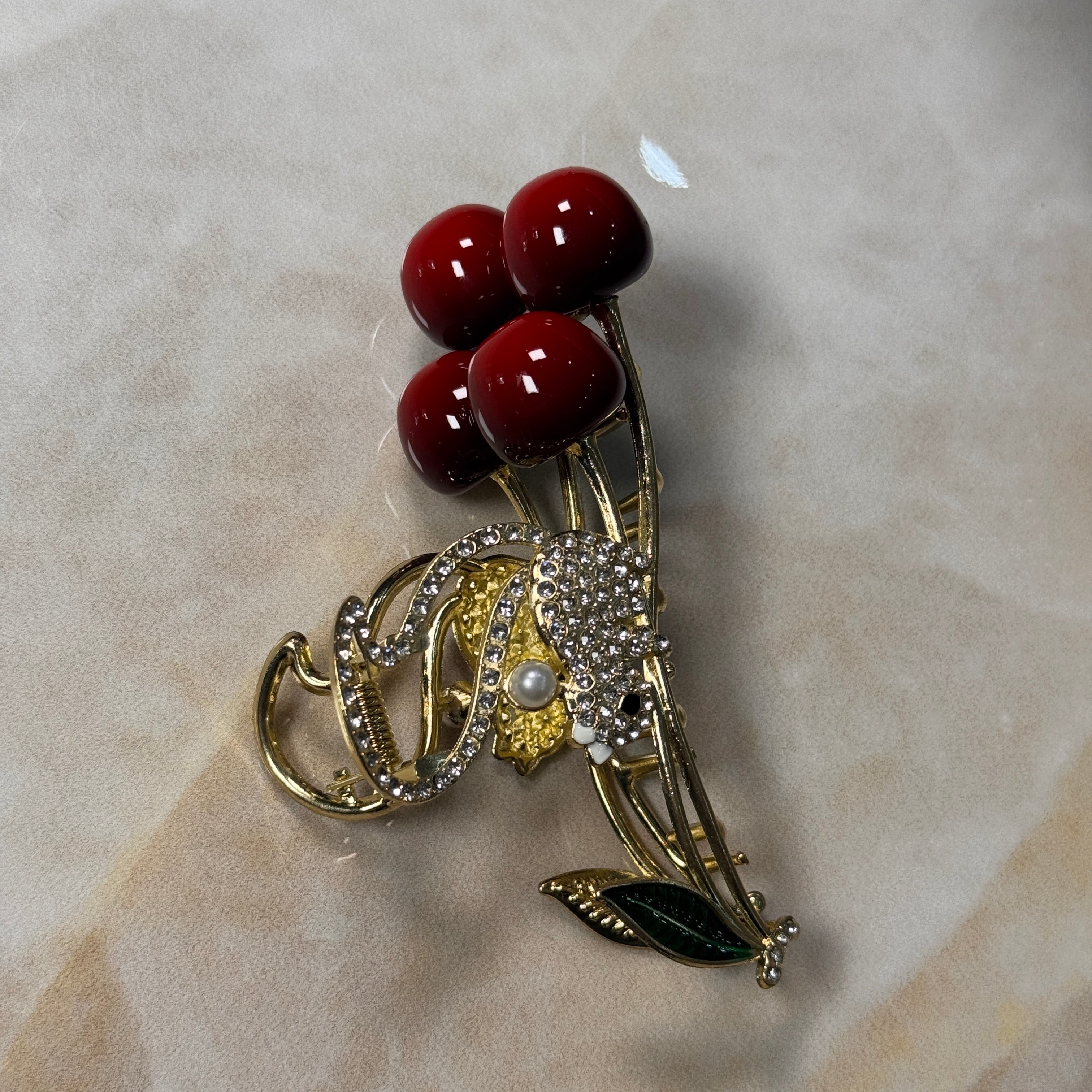 Cerise Royale Cherry Hair Clutcher for women