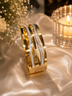 Twisted Elegance - Multi-Band Gold Bracelet
