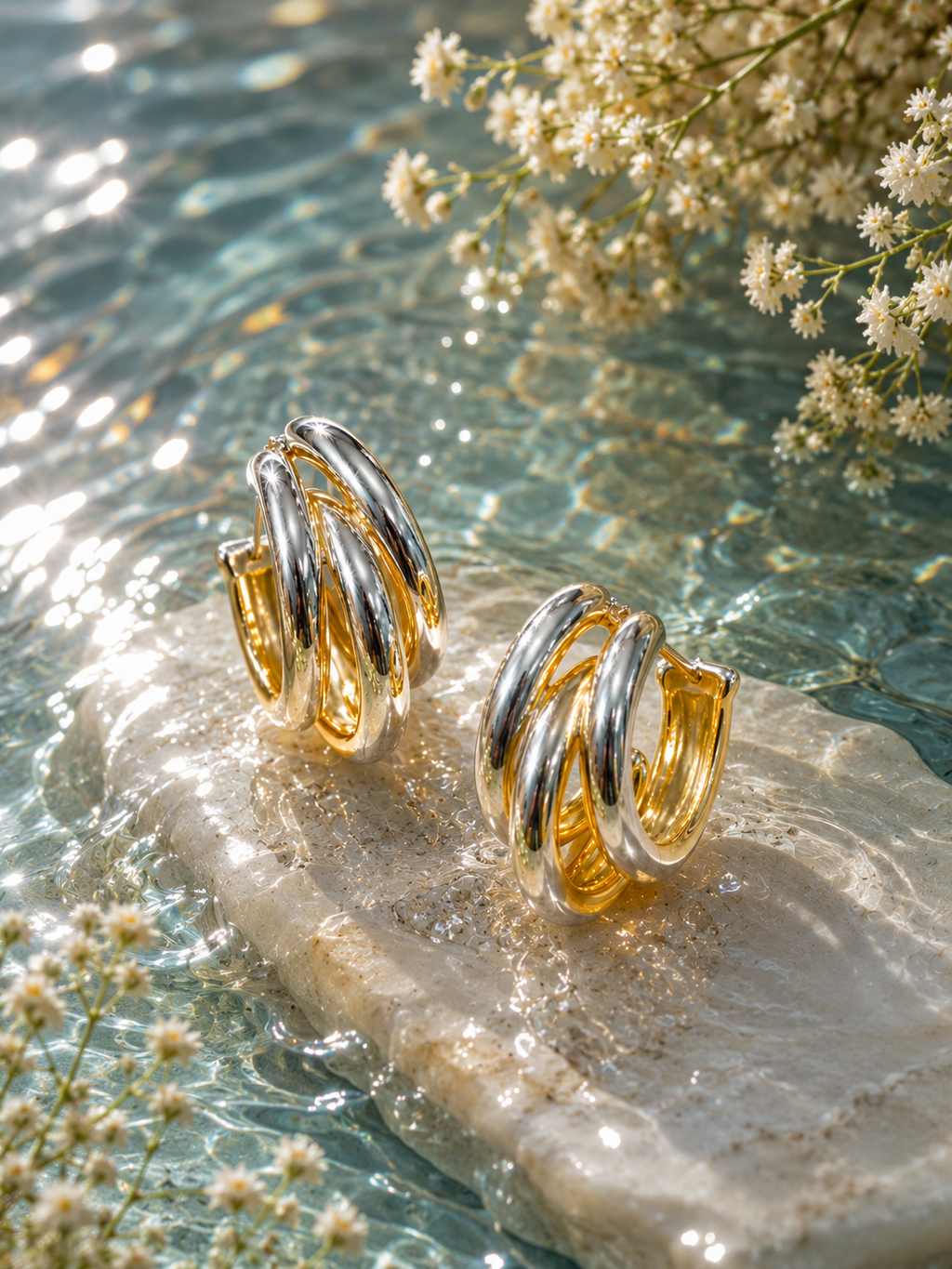 Aurora Hoop Earrings