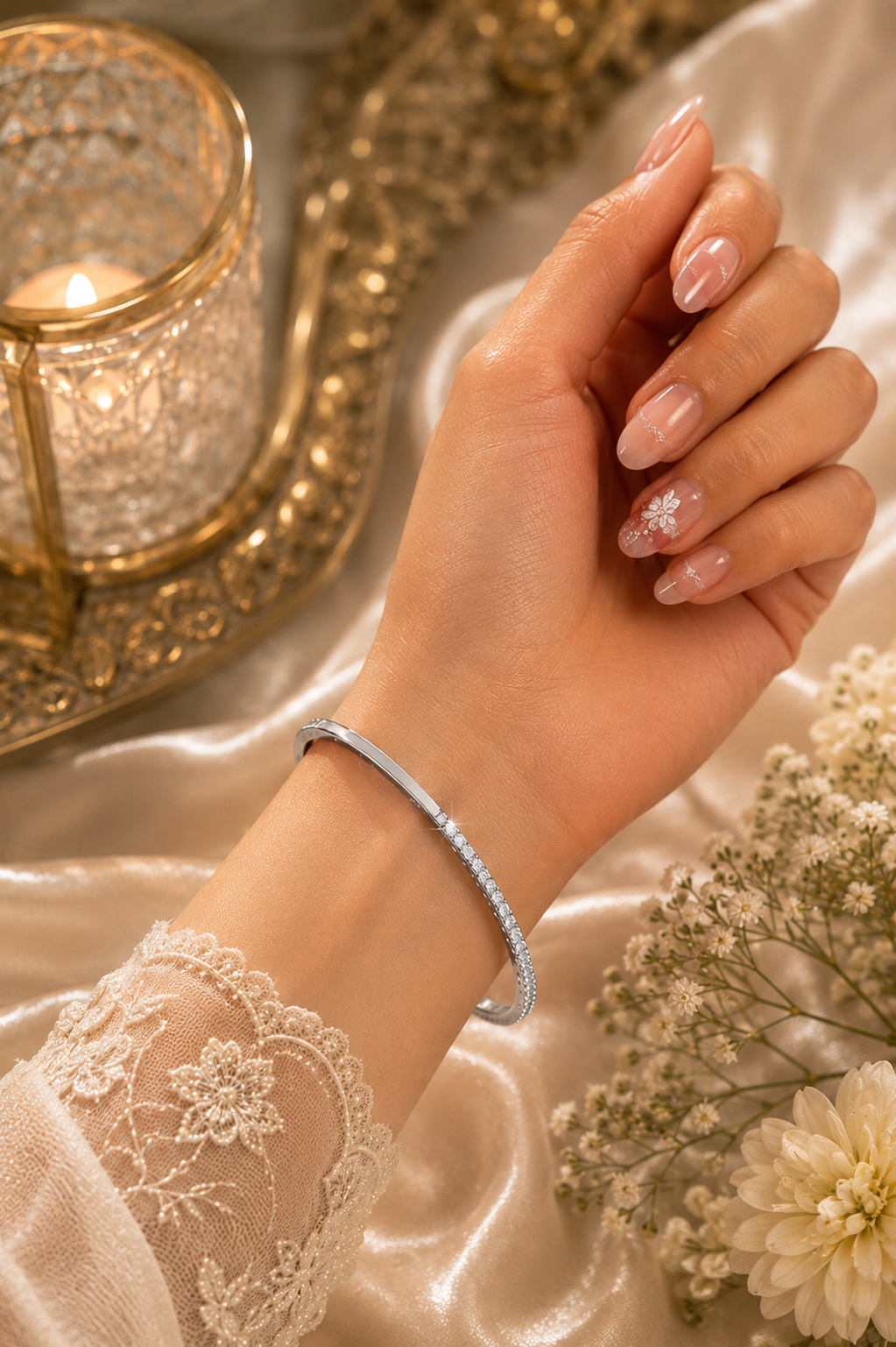 Aurora Sleek Cuff Bracelets – Urban Clarity in Polished Steel