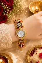 Stile Sovrano Raksha Bandhan Heritage Rakhi Bracelet Watch for Brother | Premium Designer Rakhi Watch | Rakhi Utsav Collection