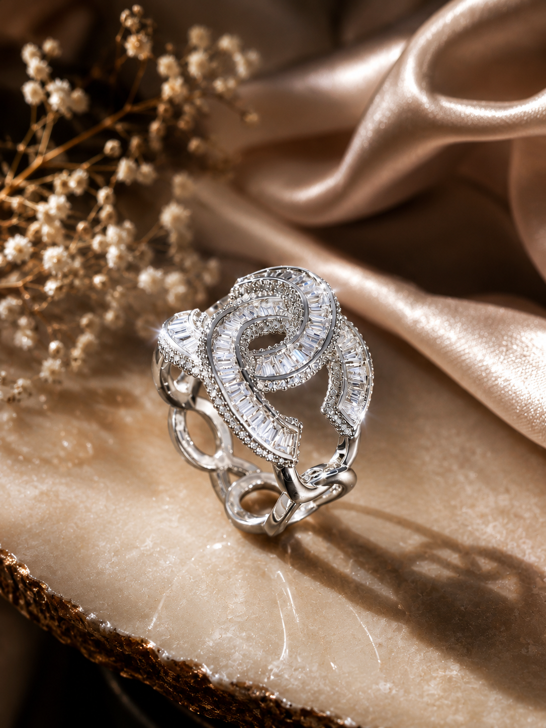 Spirali Serena Woven Radiance Ring