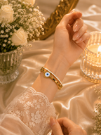 Aurora Duo Bracelet – Protective Grace in Structured Gold