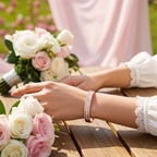 Aurora Channelled Bracelet – A Luminous Alliance in Dual Tones