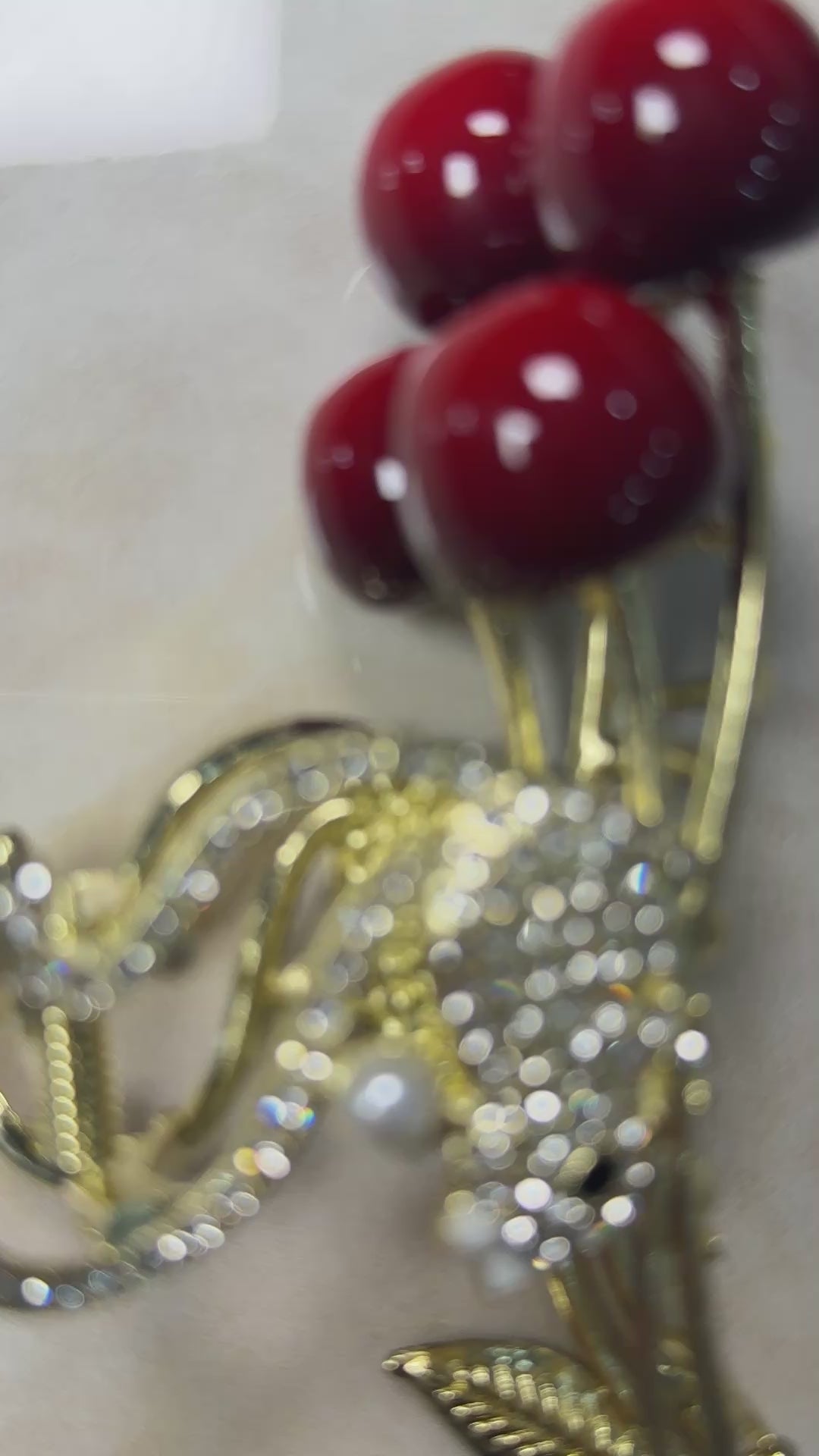 Cerise Royale Cherry Hair Clutcher for women
